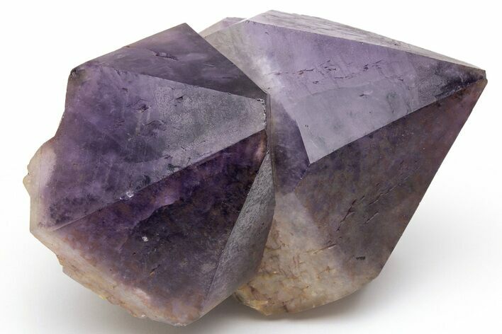 Deep Purple Amethyst Crystal Cluster With Huge Crystals #223279